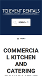 Mobile Screenshot of catererspartyrentals.com